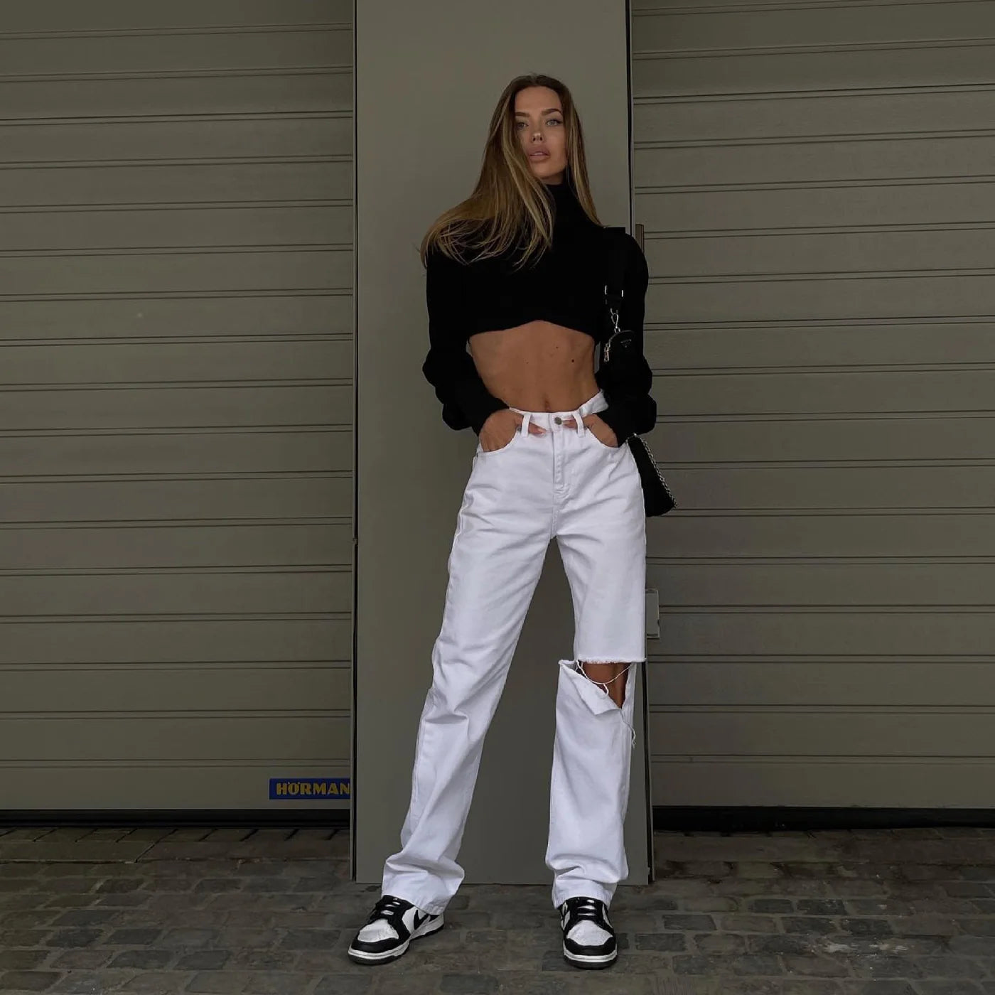 Océane Vêtements- Omnia Relaxed Fit High Waist Jeans