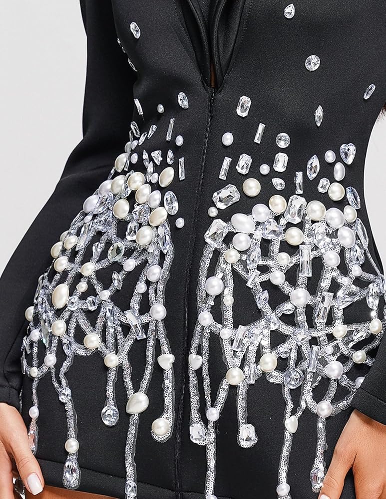 Océane Vêtements - Toulouse Diamante Blazer Dress