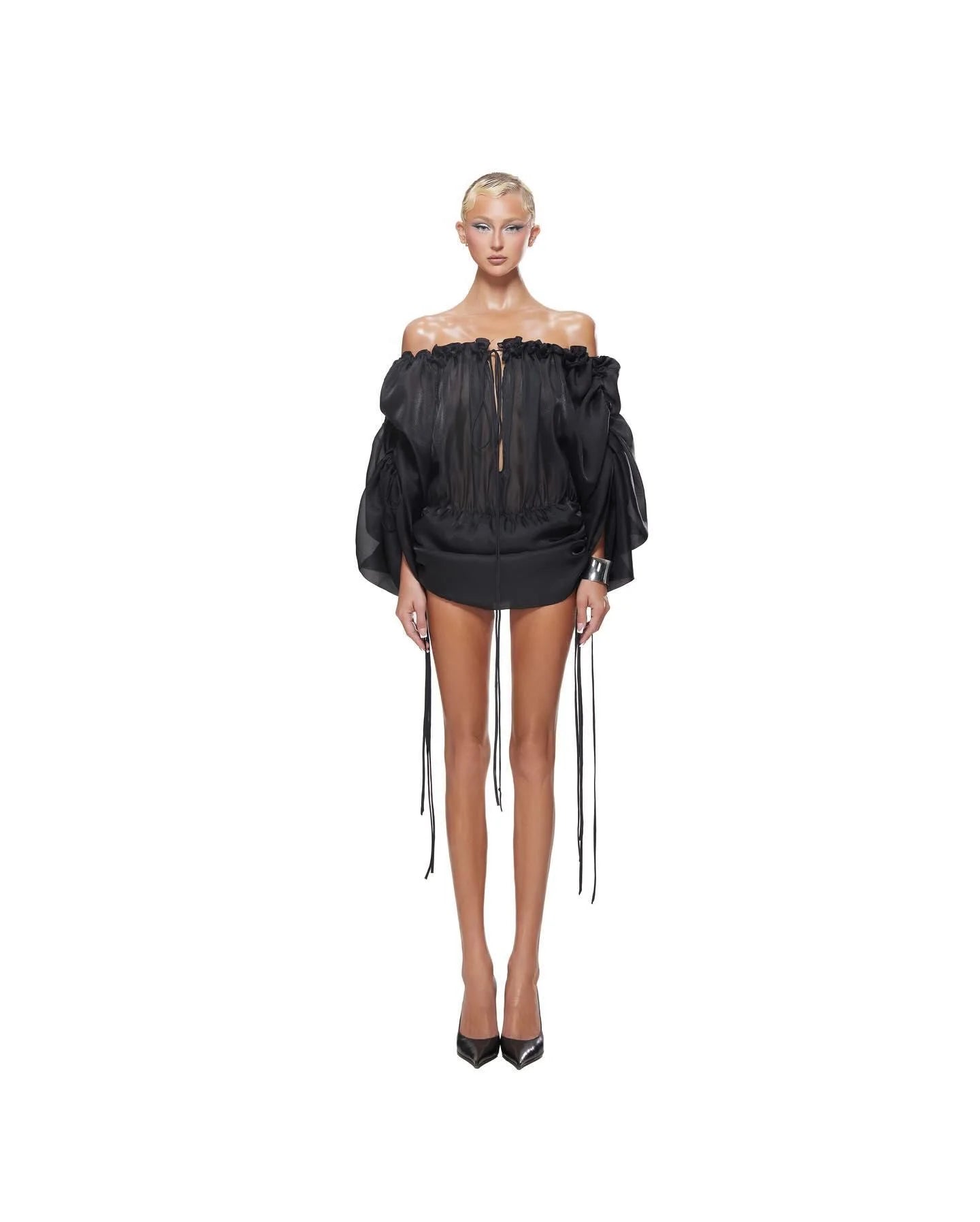 Oceane Vetement- Ashley Off Shoulder Mini Dress