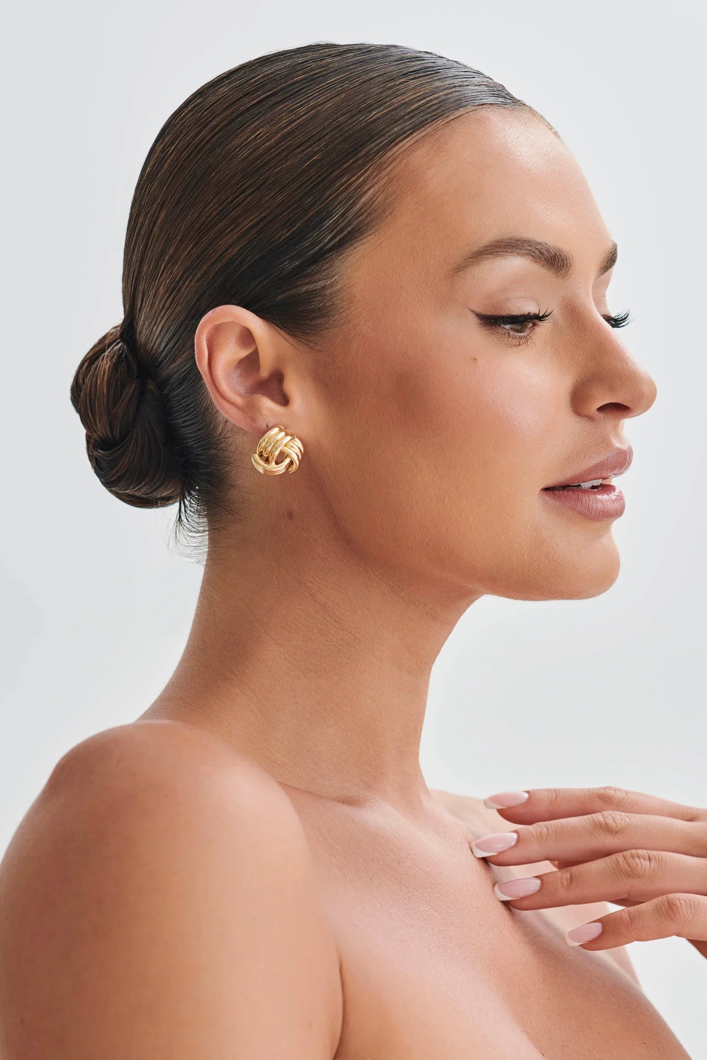 Océane Vêtements - Avril Knotted Earrings - Gold