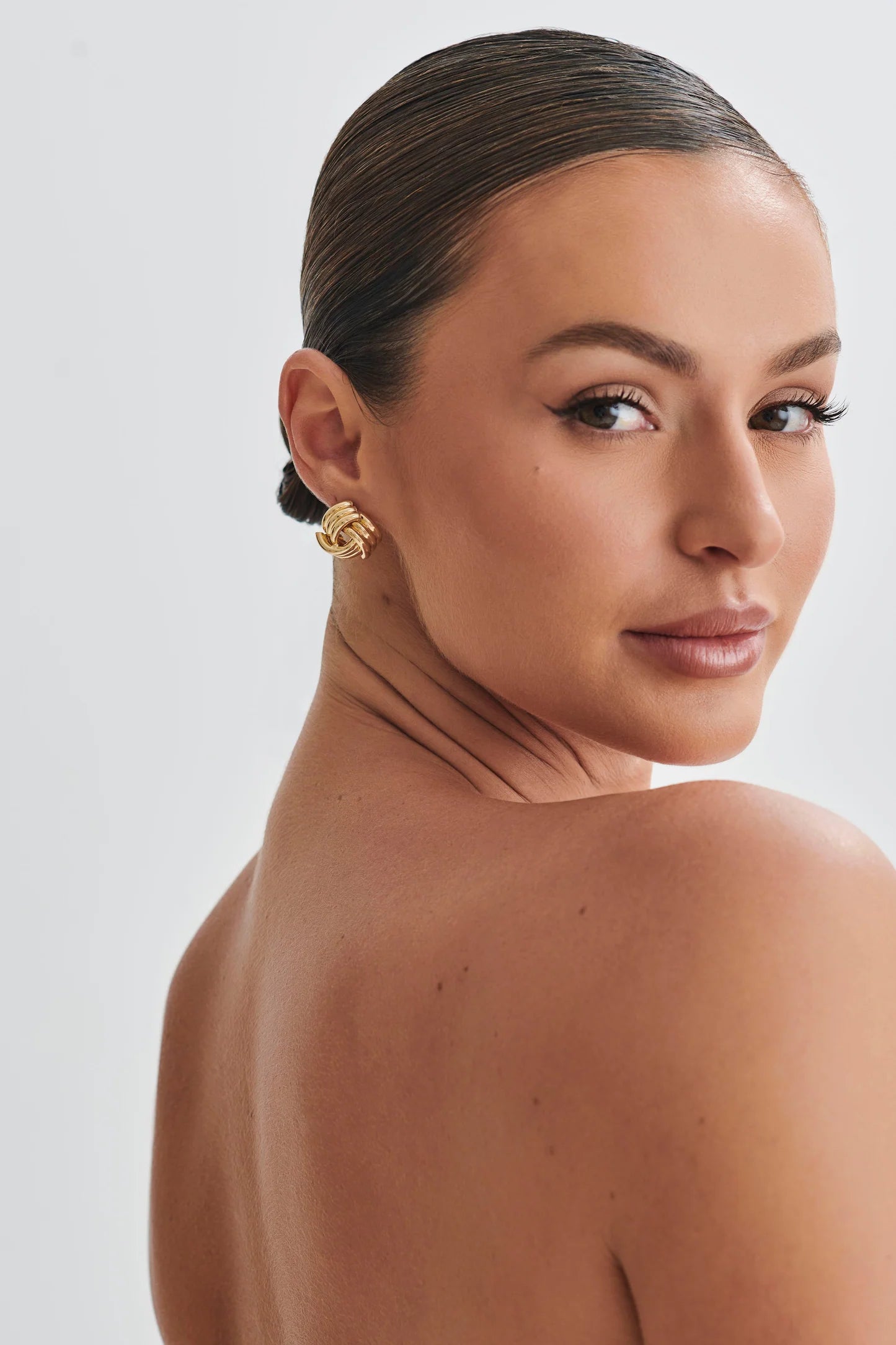 Océane Vêtements - Avril Knotted Earrings - Gold