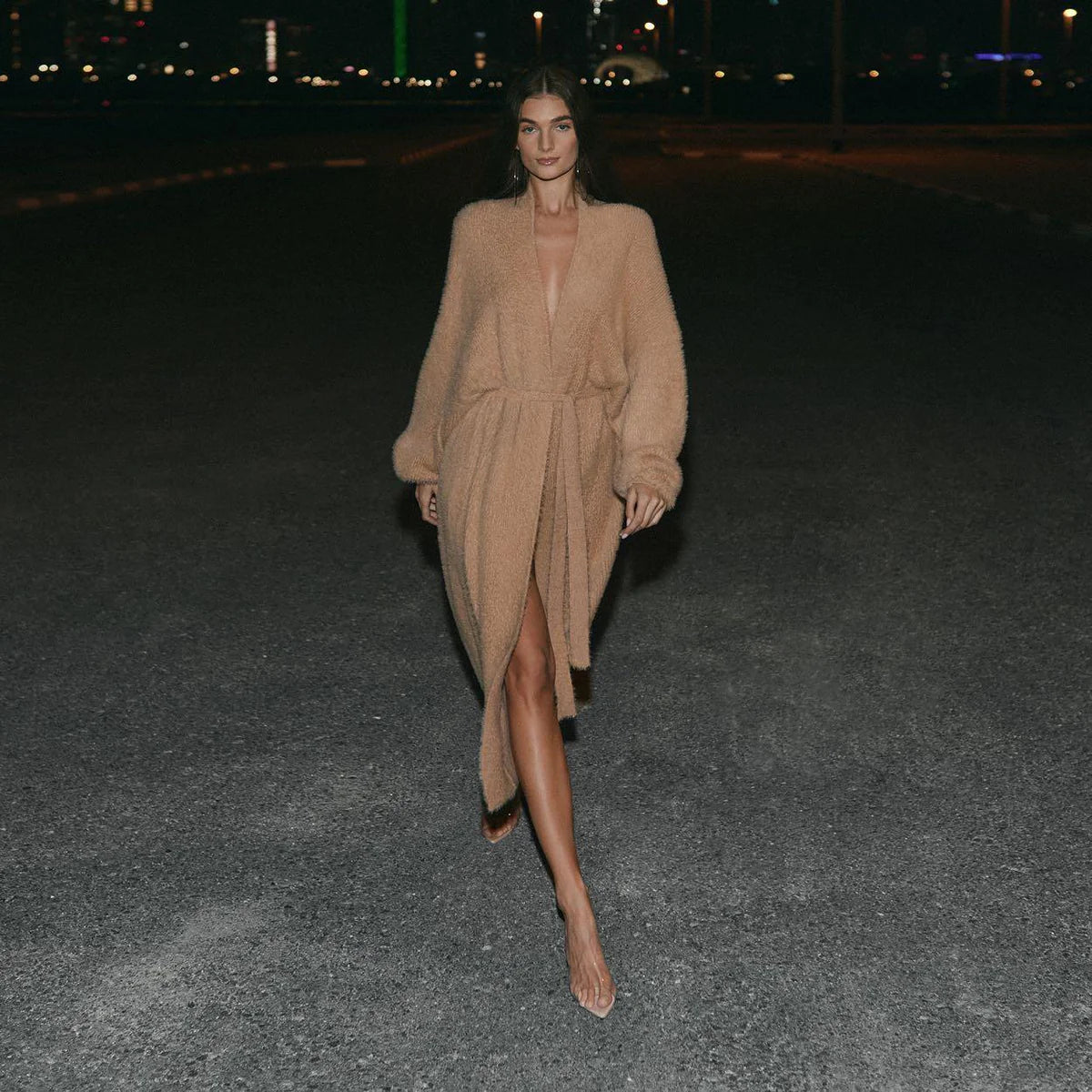 Océane Vêtements - D'automne Long Sleeve Oversized Cardigan