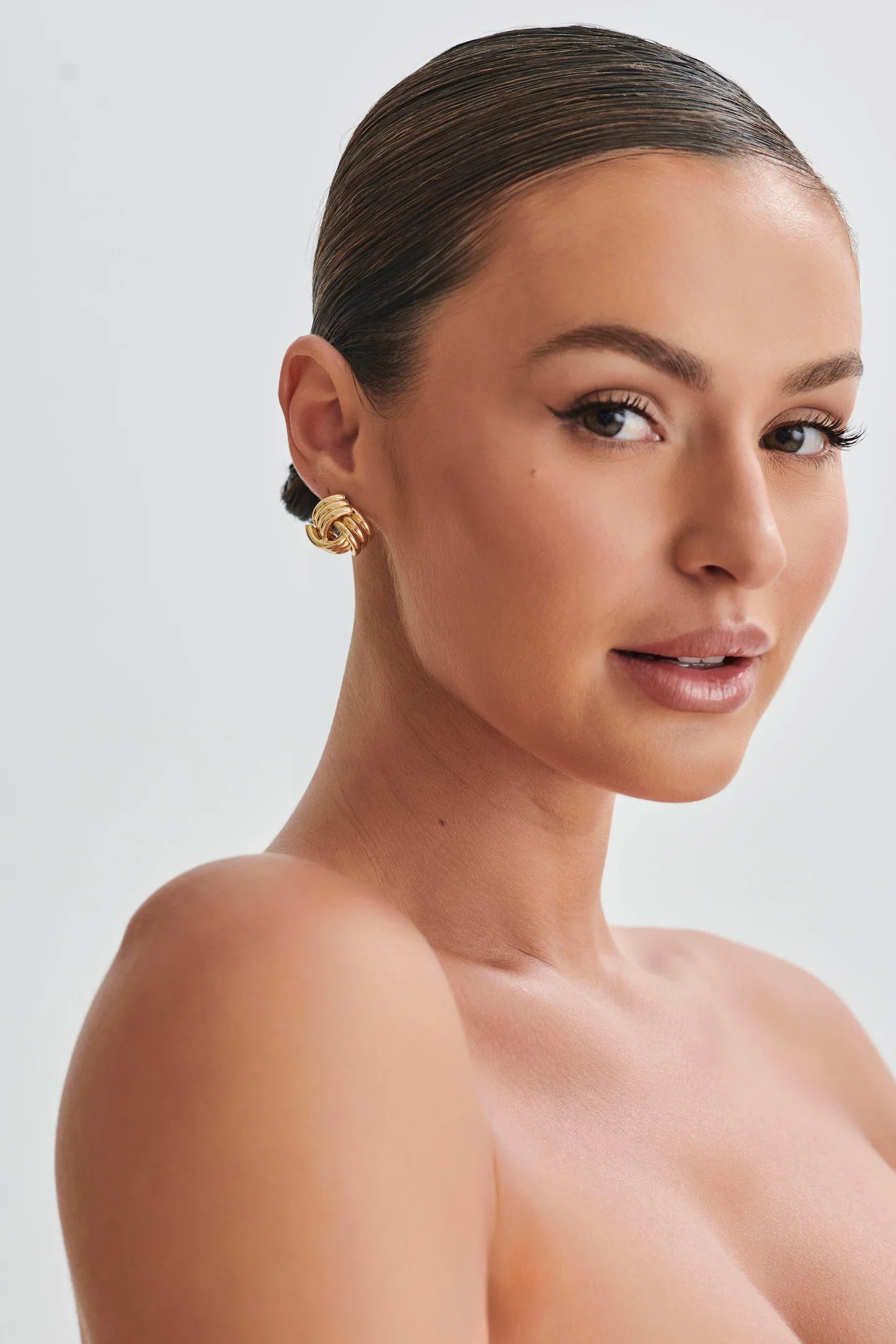 Océane Vêtements - Avril Knotted Earrings - Gold