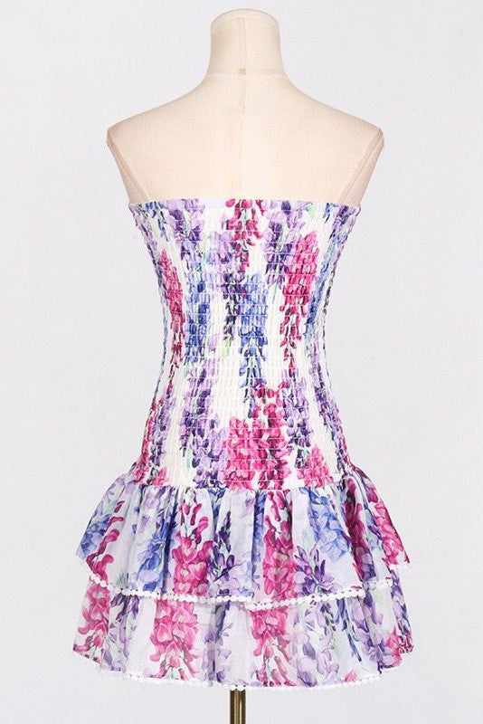 Océane Vêtements -Fleur Ruffle Mini Dress