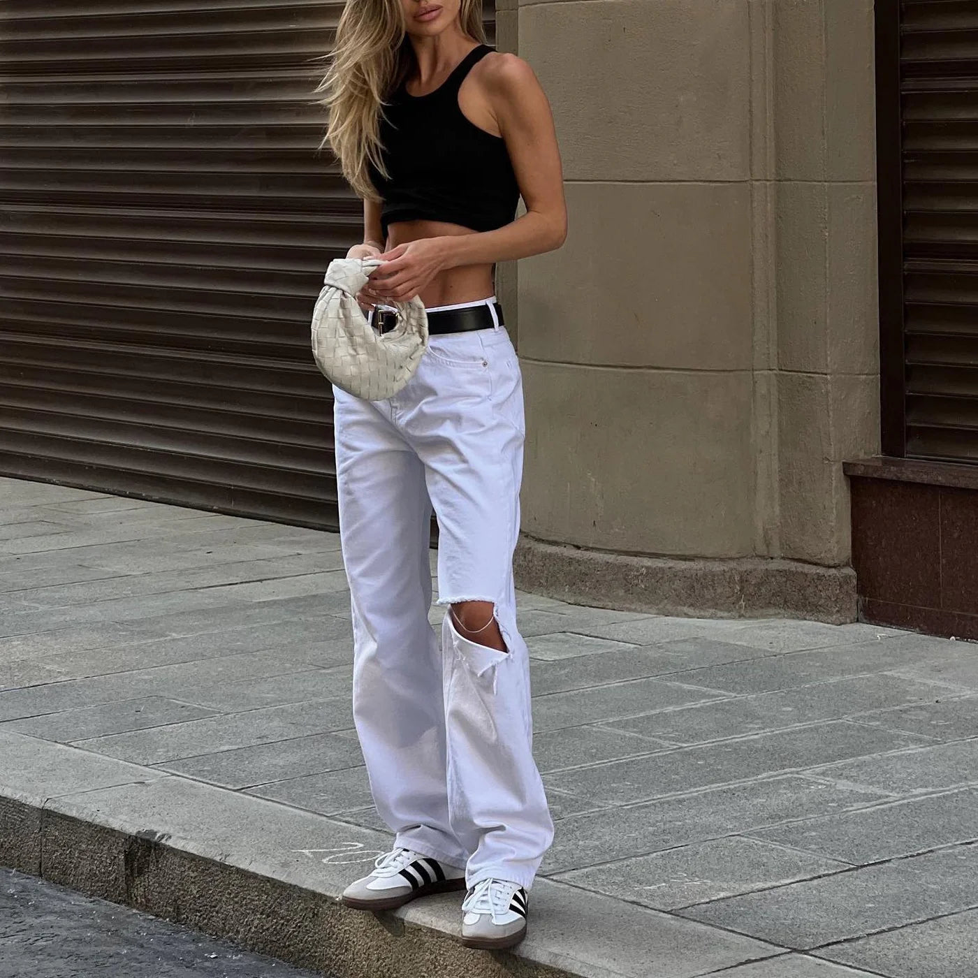Océane Vêtements- Omnia Relaxed Fit High Waist Jeans