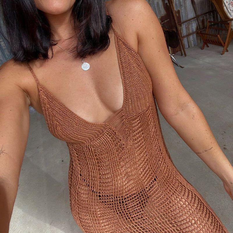 Océane Vêtements- Coco Mesh Cover-Up Maxi Dress