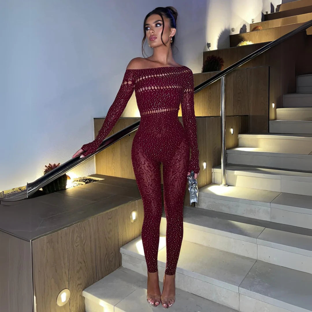 Océane Vêtements - Amandine Diamante Jumpsuit