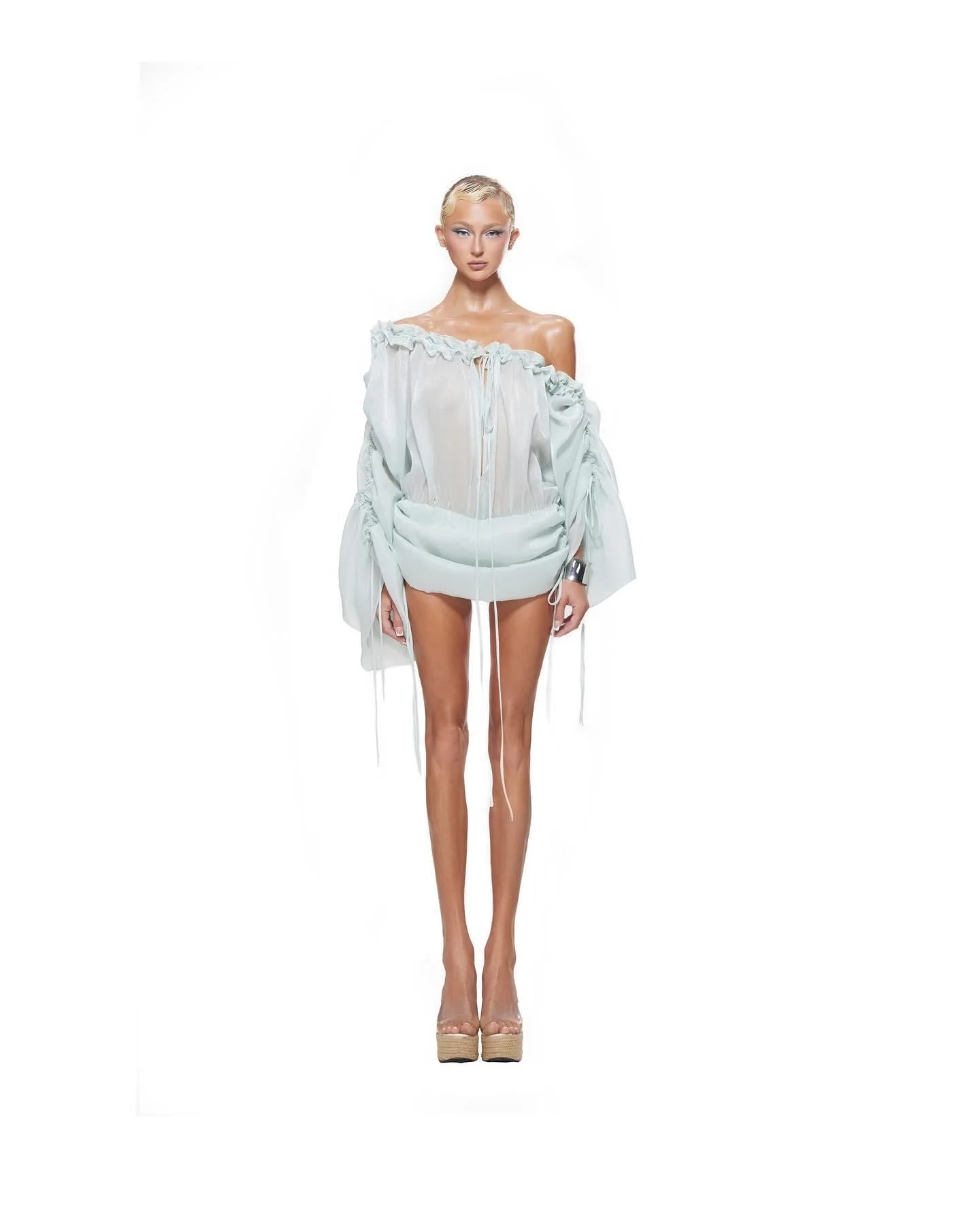 Oceane Vetement- Ashley Off Shoulder Mini Dress