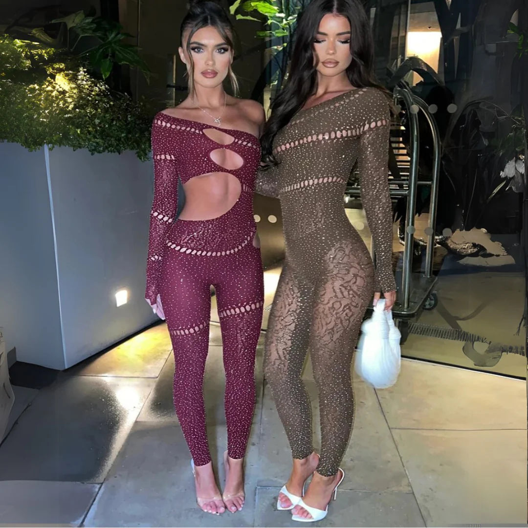 Océane Vêtements - Amandine Diamante Jumpsuit