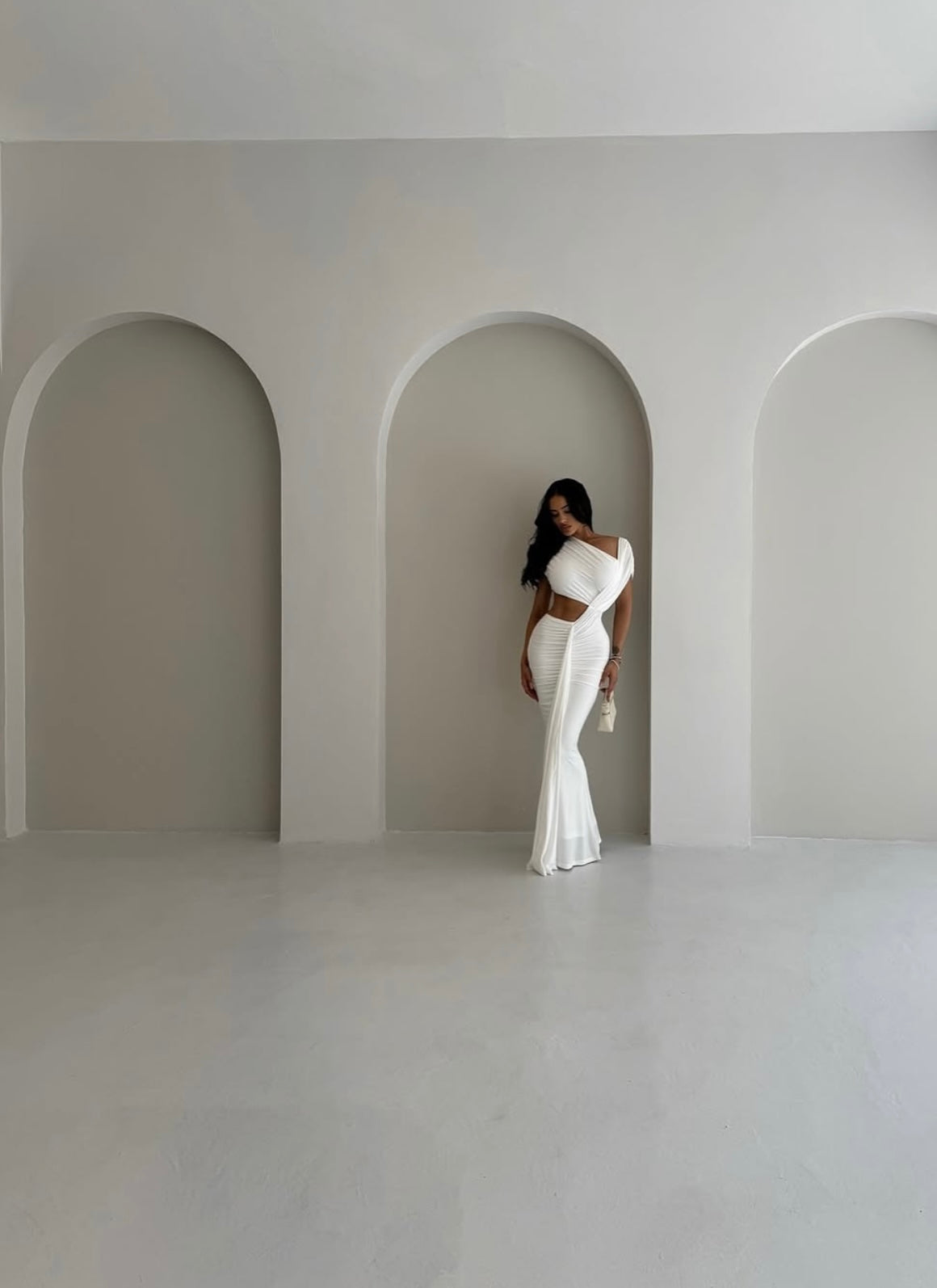 Amour Éternel White Maxi Dress