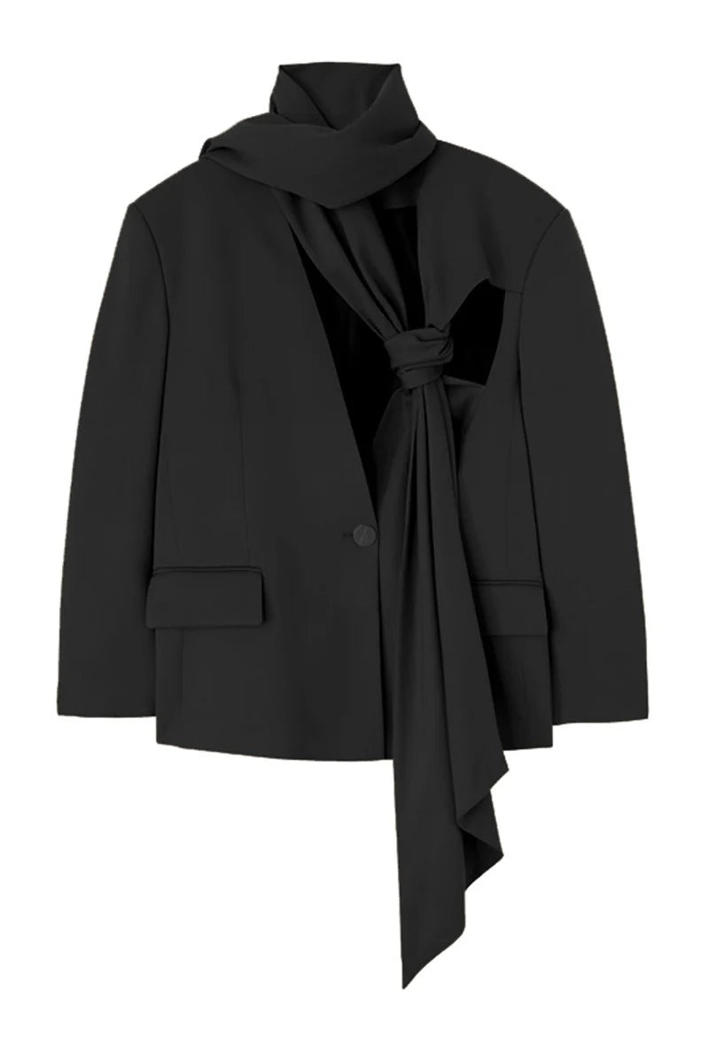 Océane Vêtements- Chelsea Cutout Asymmetric Blazer