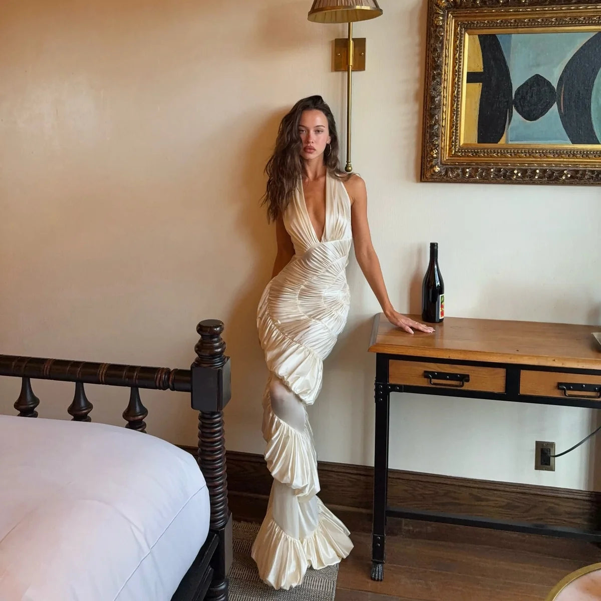 Océane Vêtements-Amara Sculpted Gown