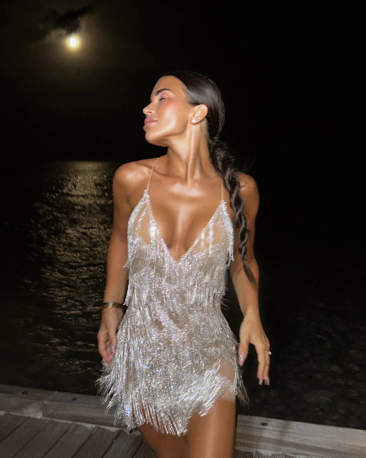 Océane Vêtements- Selena Crystal Mini Dress