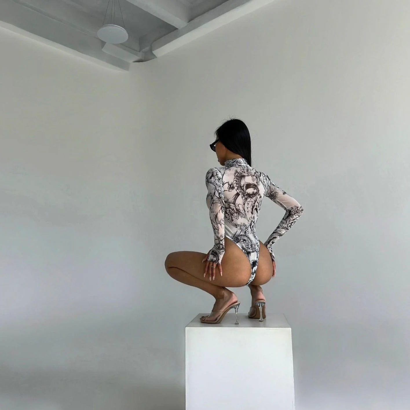 Océane Vêtements- Monaco Mesh Bodysuit