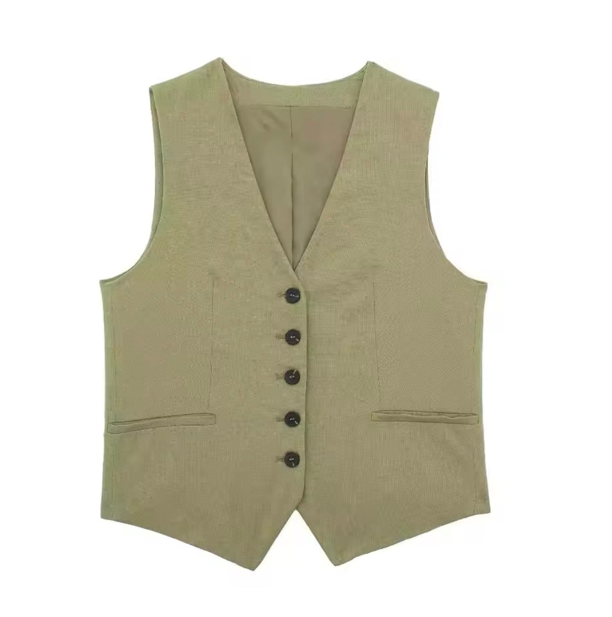 Océane Vêtements - Monaco Casual Button Up Vest