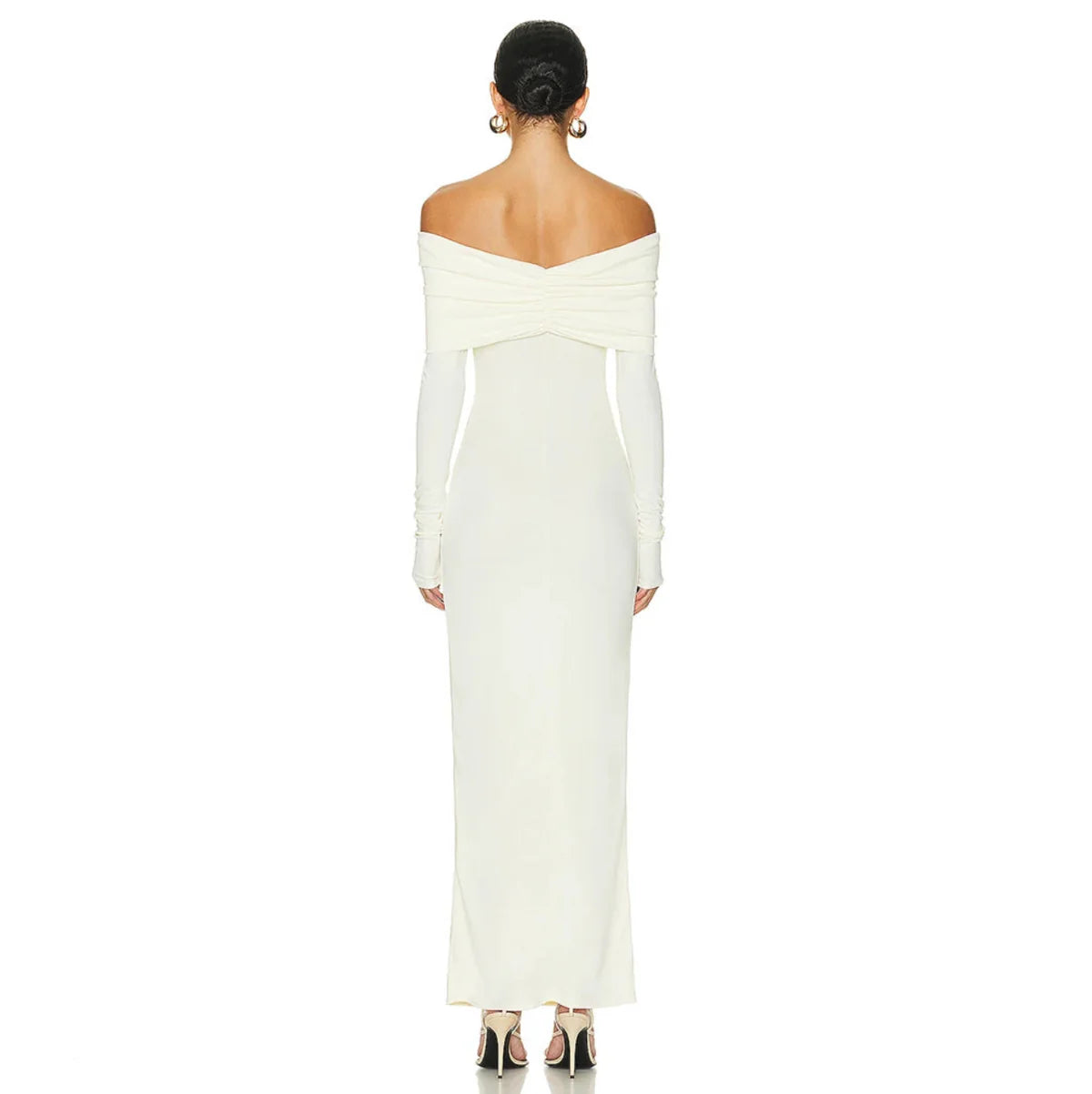 Océane Vêtements - Classic Off Shoulder Maxi Dress