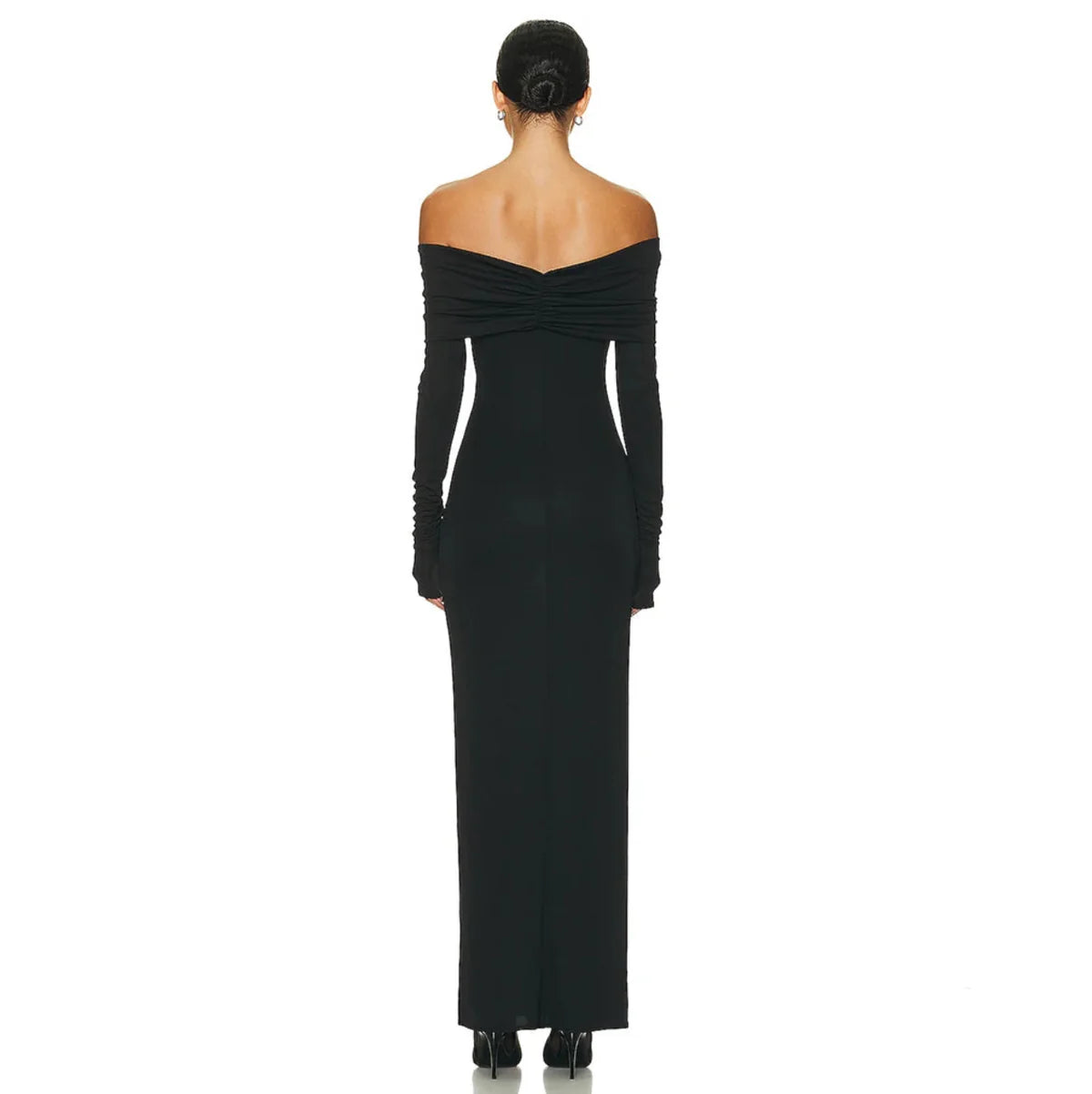 Océane Vêtements - Classic Off Shoulder Maxi Dress