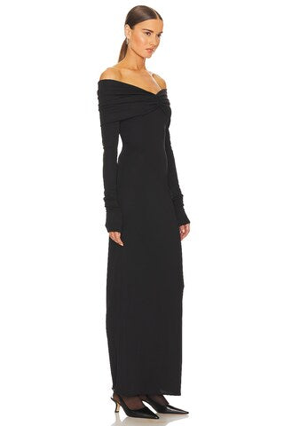 Océane Vêtements - Classic Off Shoulder Maxi Dress