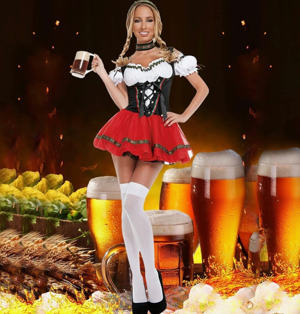 Océane Vêtements - Sexy Bavarian Bar Maiden Hallowen Costume