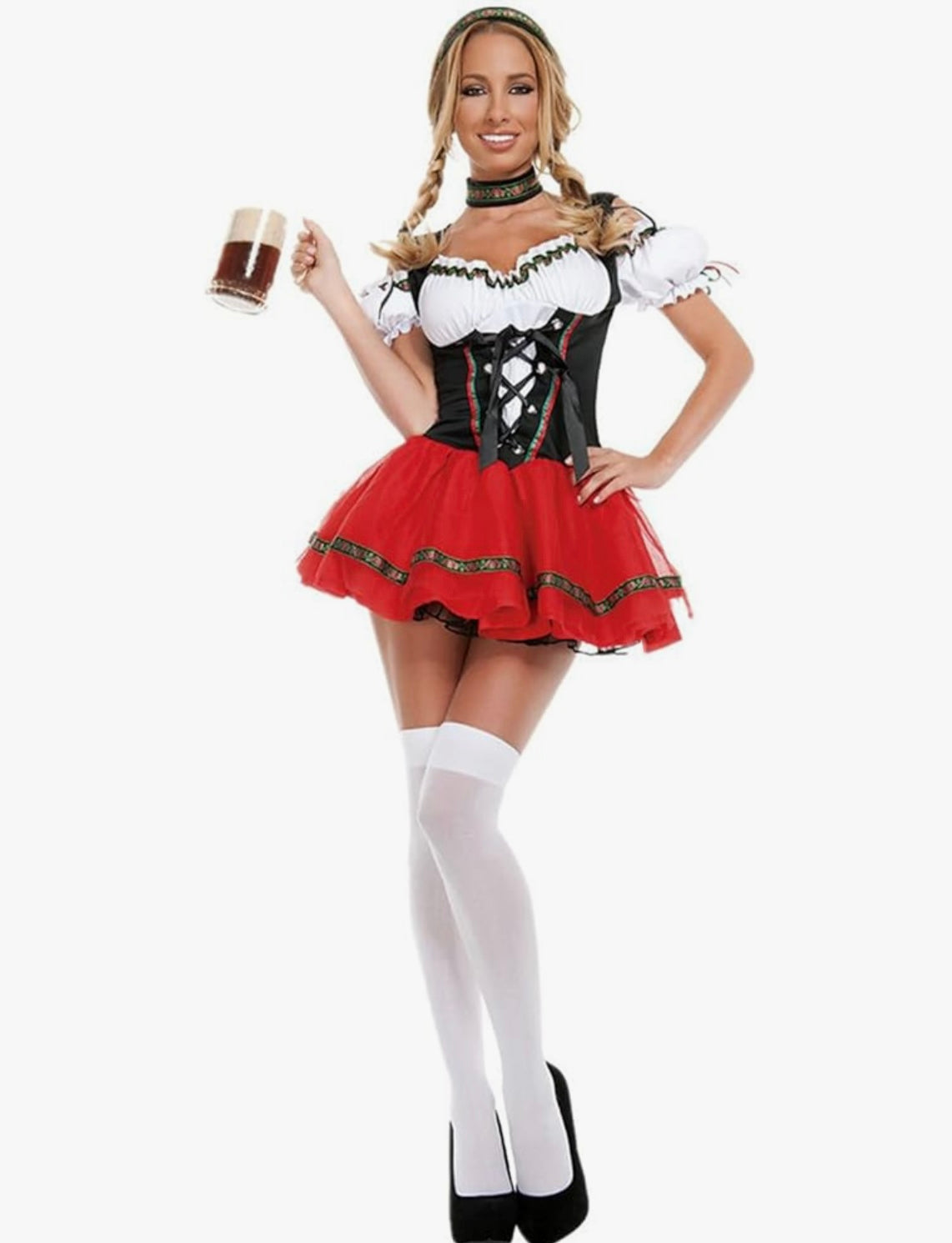 Océane Vêtements - Sexy Bavarian Bar Maiden Hallowen Costume