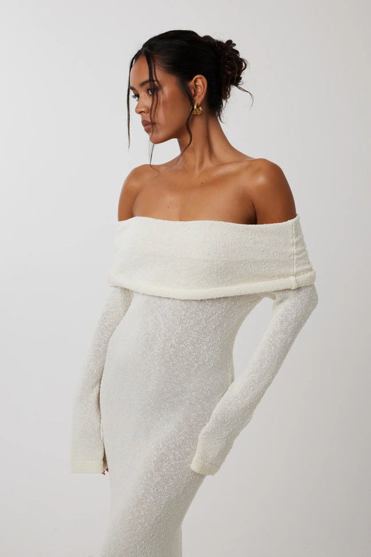 Océane Vêtements - Love Story Off The Shoulder Maxi Dress