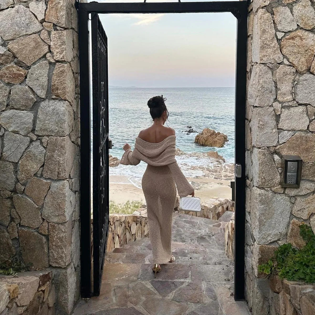 Océane Vêtements - Love Story Off The Shoulder Maxi Dress
