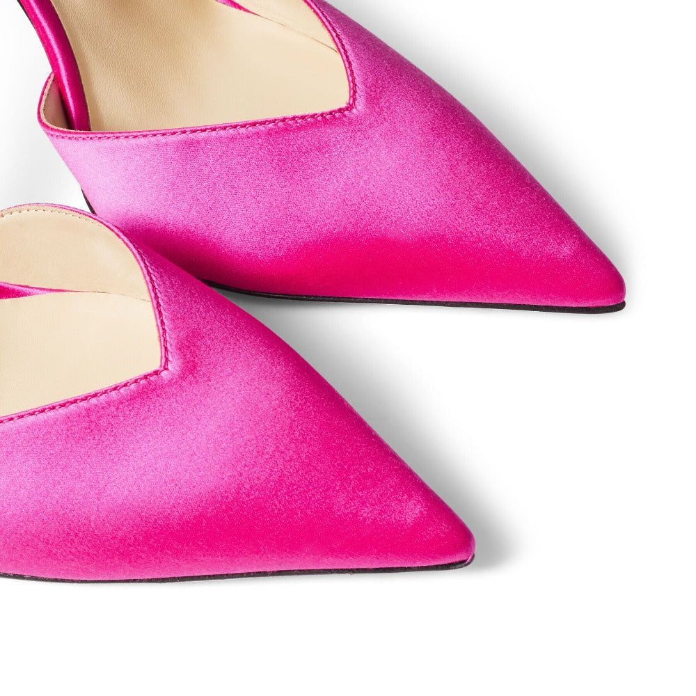 Océane Vêtements - Magnifique Crystal Satin Stiletto Pump