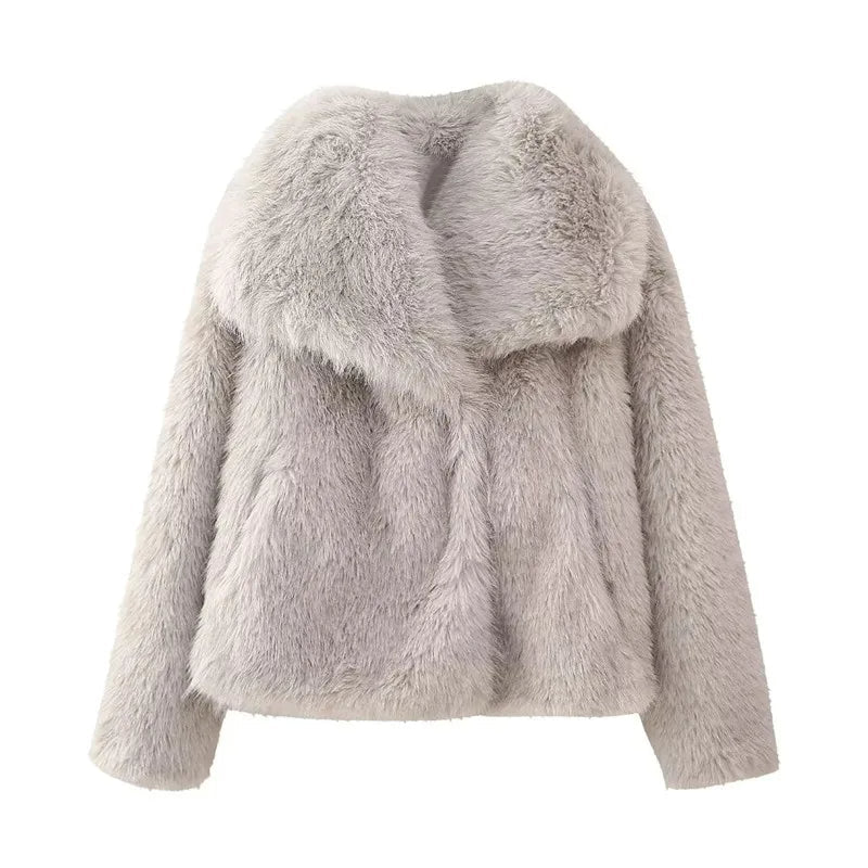 Océane Vêtements -Mia Faux Fur Coat