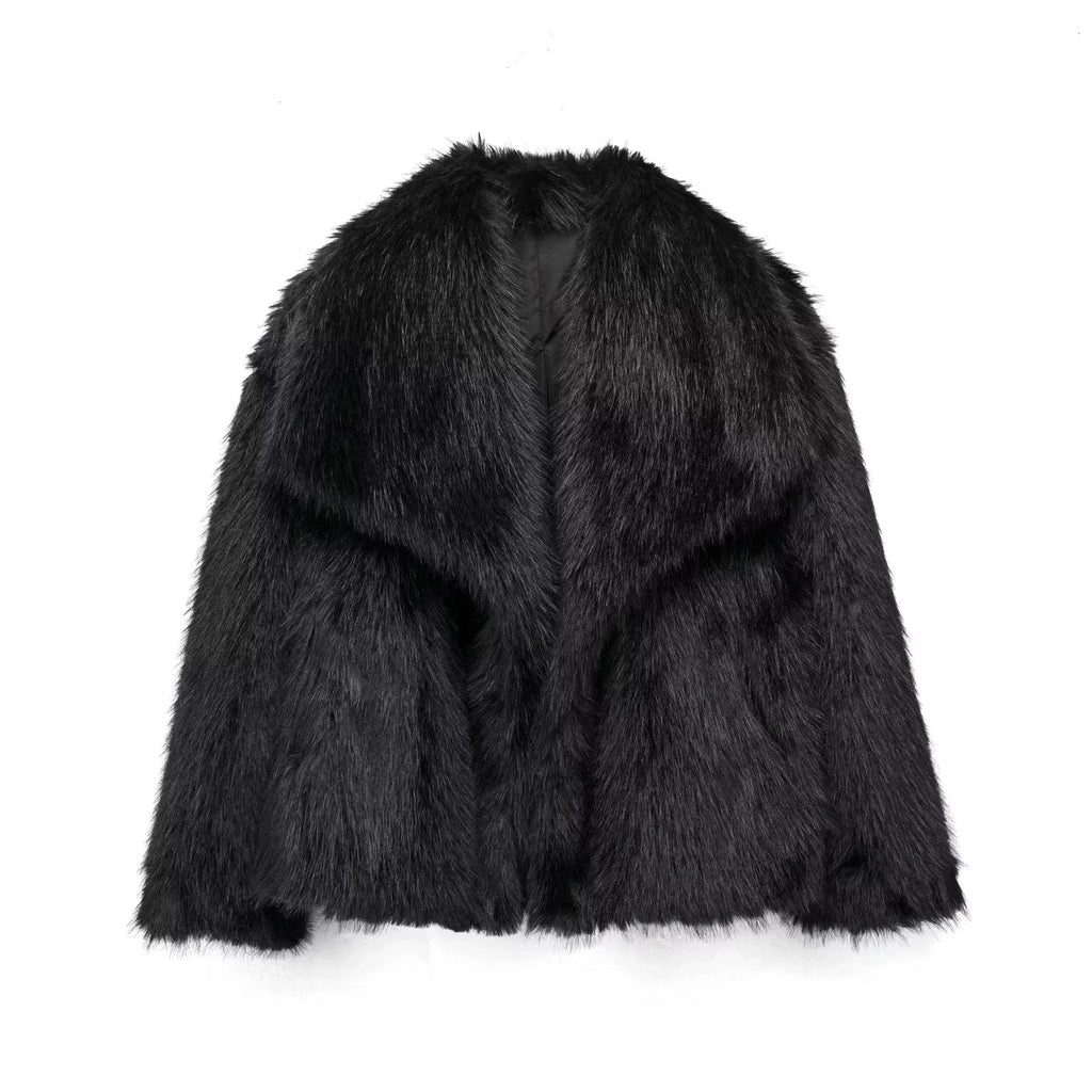 Océane Vêtements -Mia Faux Fur Coat