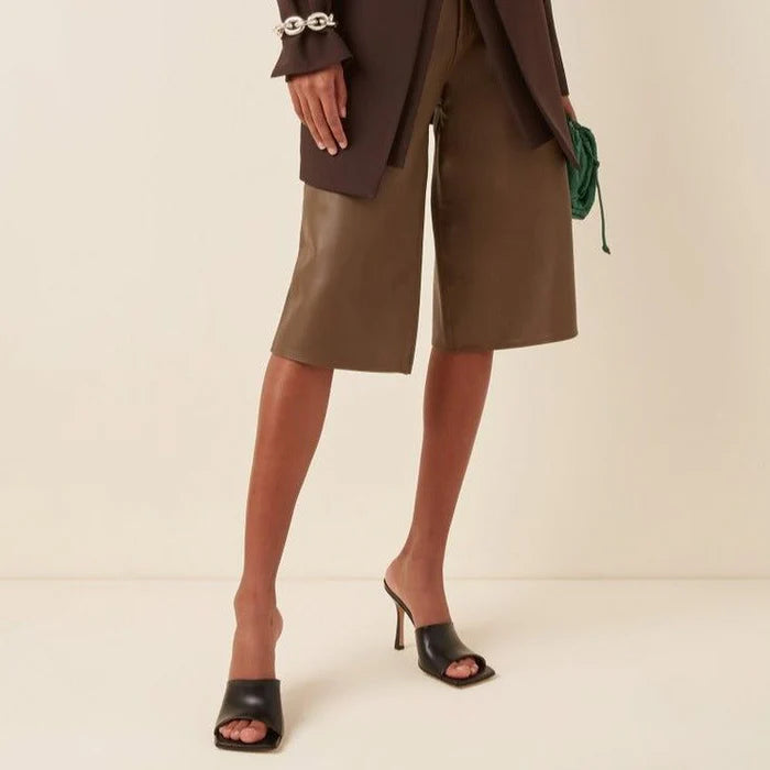 Océane Vêtements- Maxi Square Toe Slip-On Heels