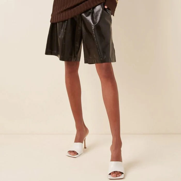 Océane Vêtements- Maxi Square Toe Slip-On Heels