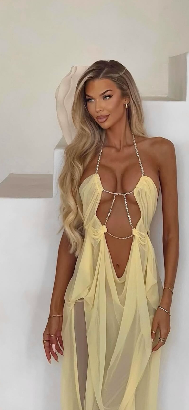 Océane Vêtements- Naia Mesh Maxi Dress