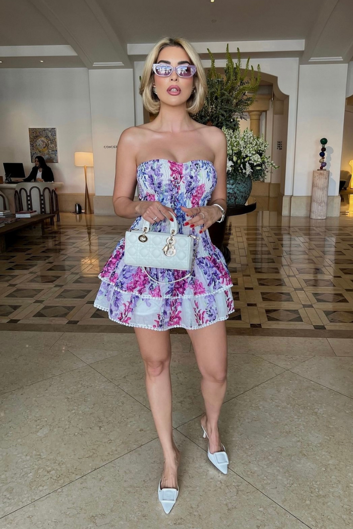 Océane Vêtements -Fleur Ruffle Mini Dress