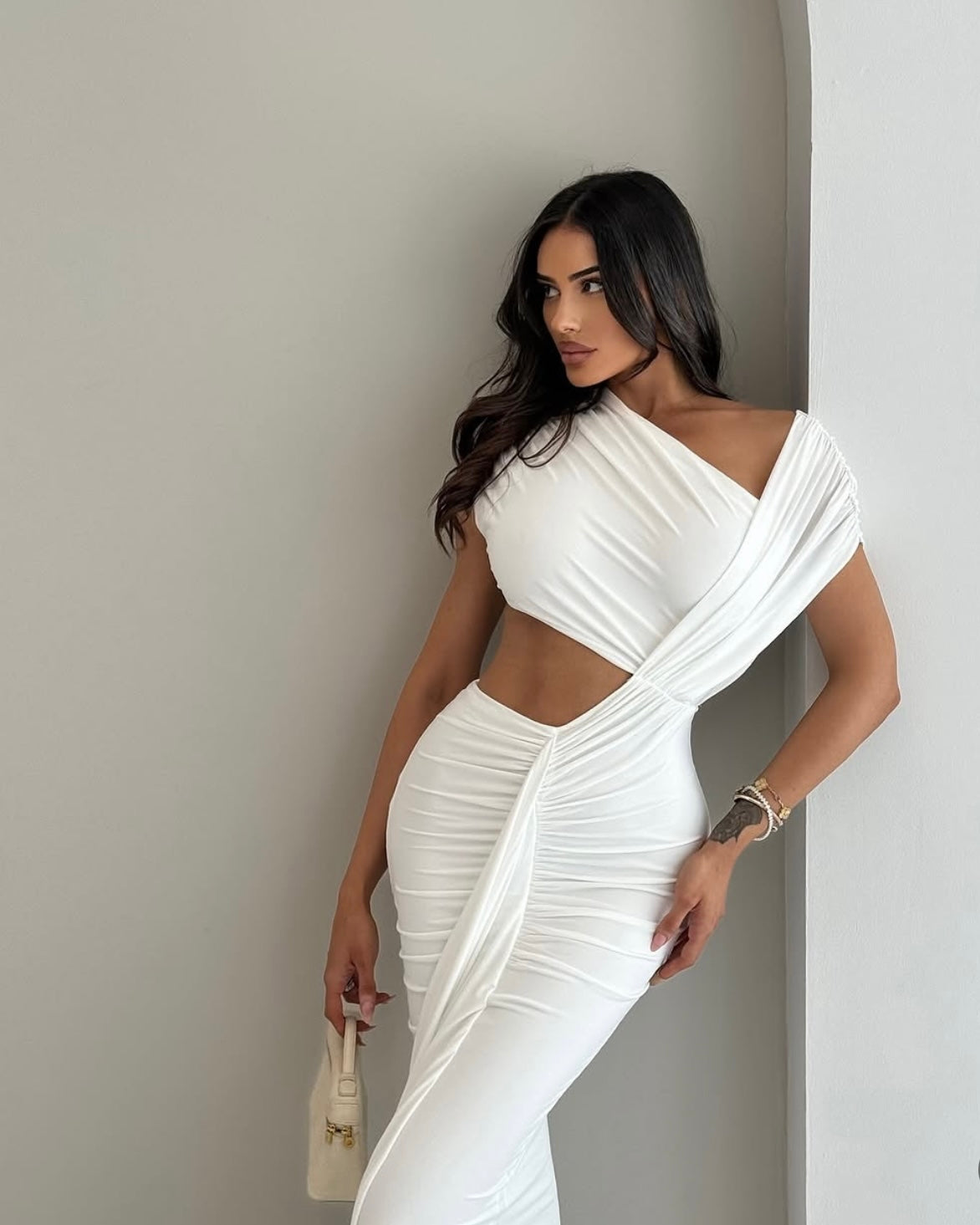 Amour Éternel White Maxi Dress