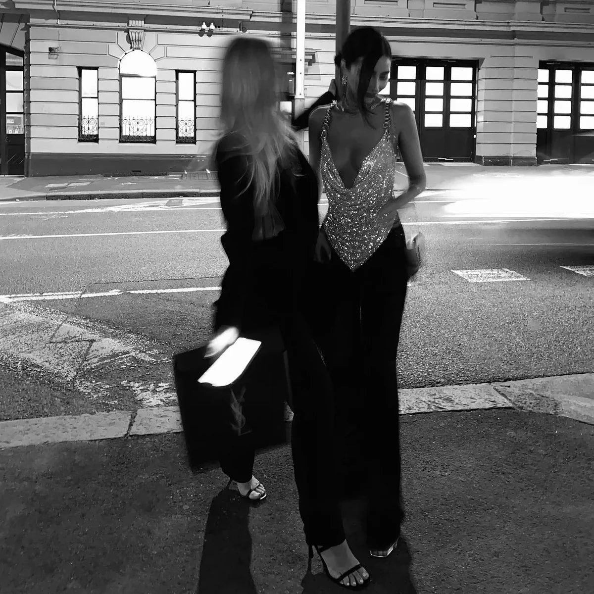 Océane Vêtements- Diamond Mesh Chain Top