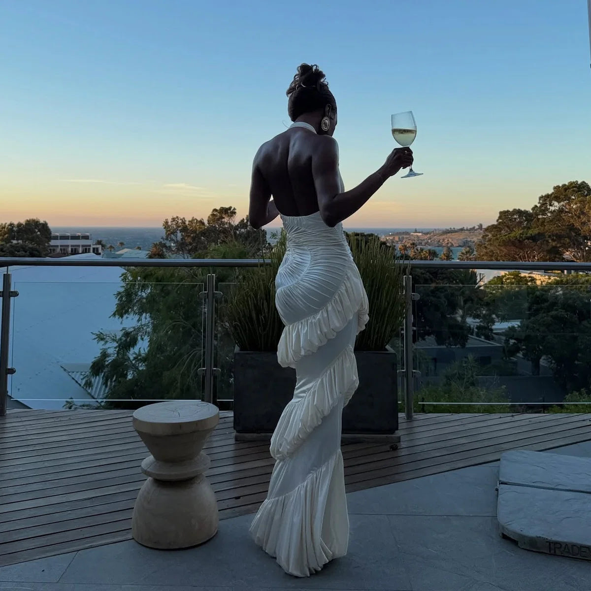 Océane Vêtements-Amara Sculpted Gown