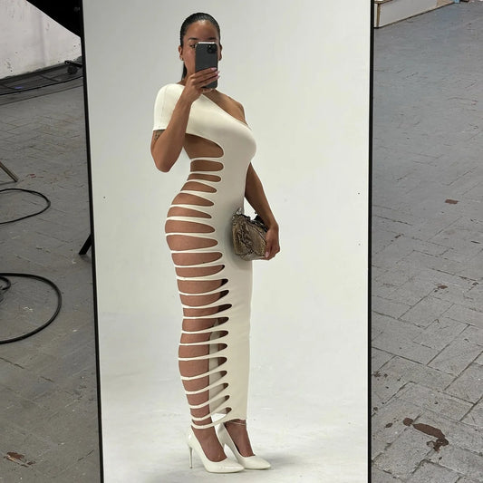 Océane Vêtements-Luna Cutout Maxi Dress