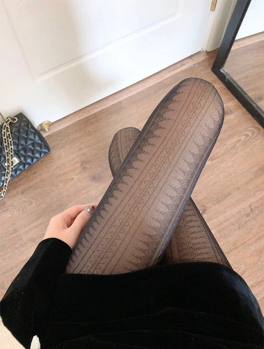 Océane Vêtements - Drea Geometric Pattern Tights