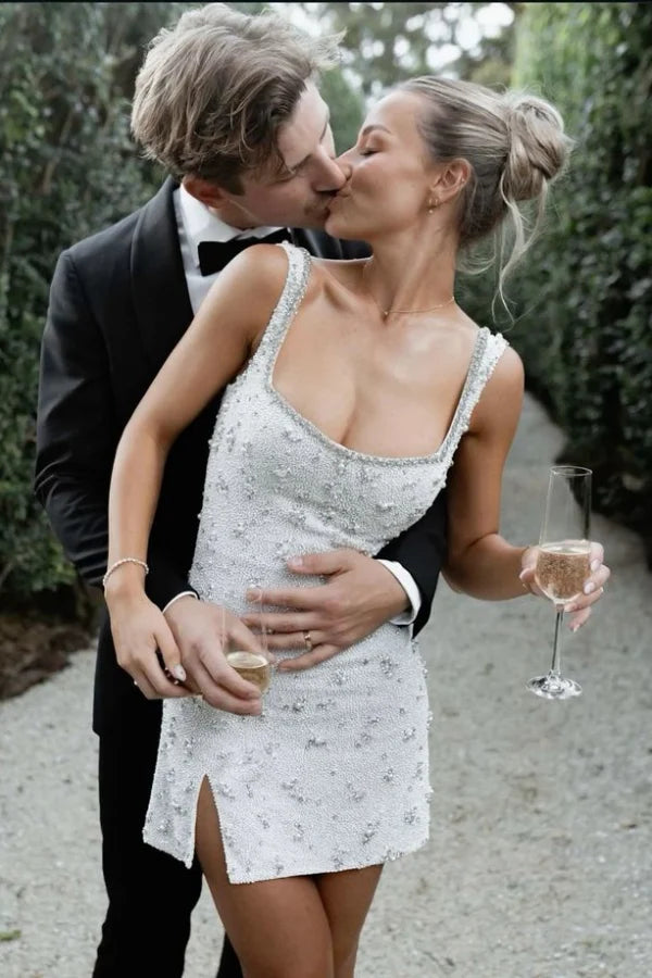 Océane Vêtements- Bridal Chic Mini Dress