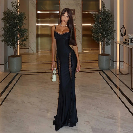 Océane Vêtements- Monica Lace Maxi Dress