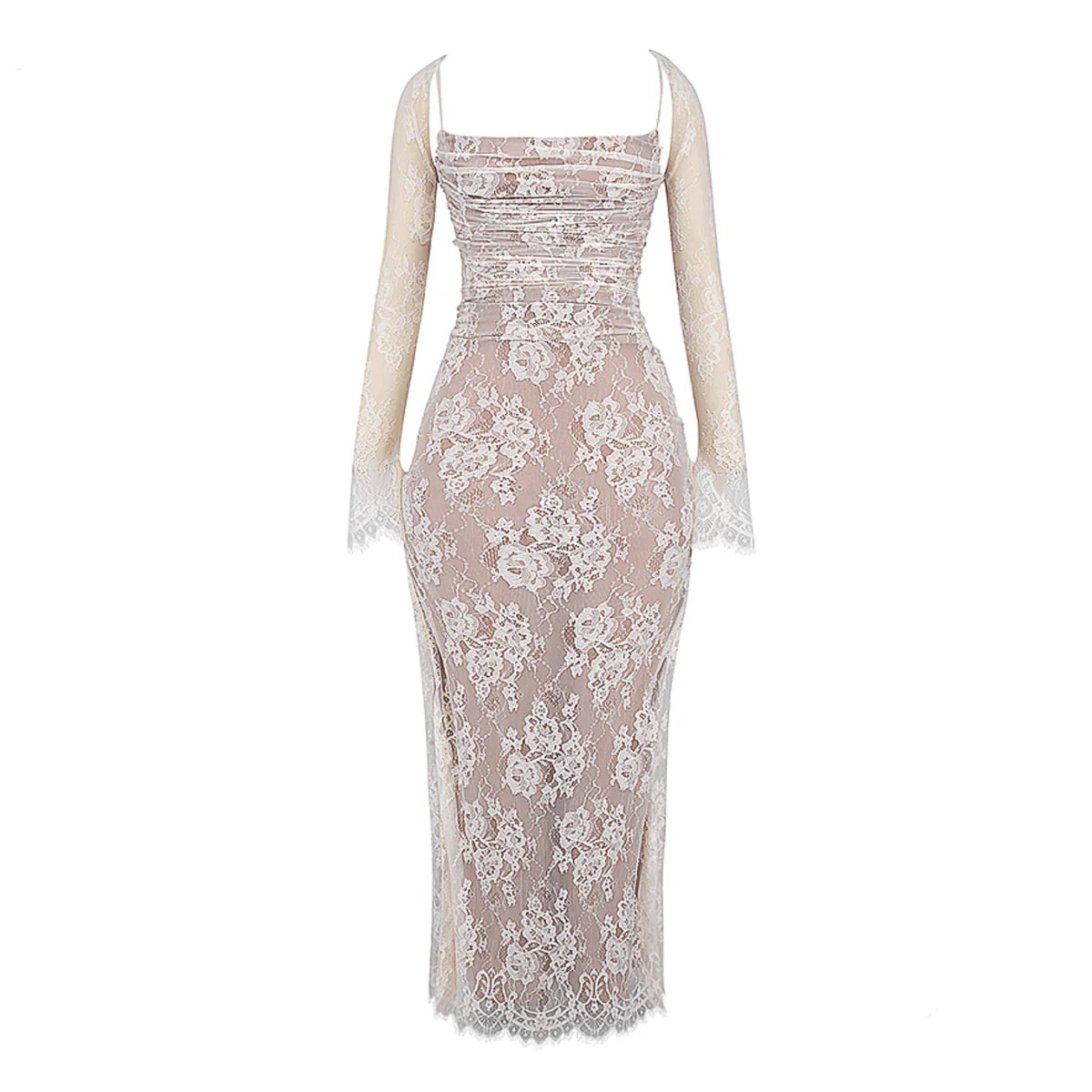 Océane Vêtements- Venetian Vintage Lace Maxi Dress