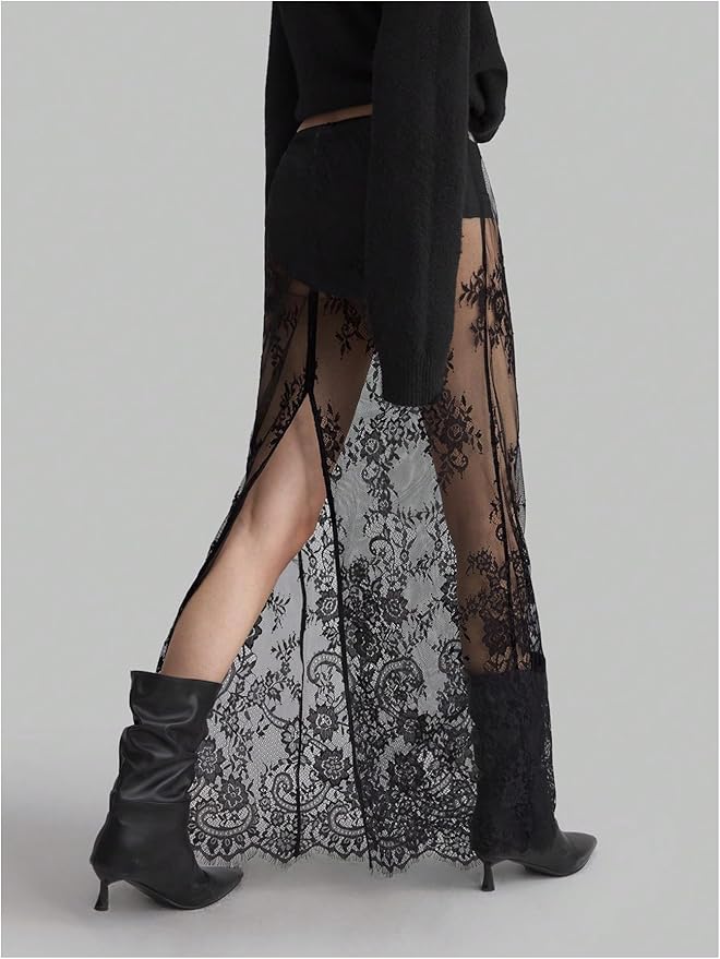 Océane Vêtements- Veera Lace Skirt in Cloud Dancer