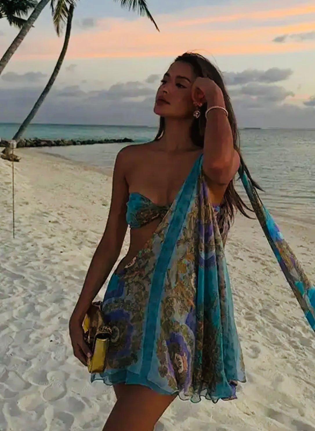 Océane Vêtements - Alluring Backless A Line Hollow Out Dress