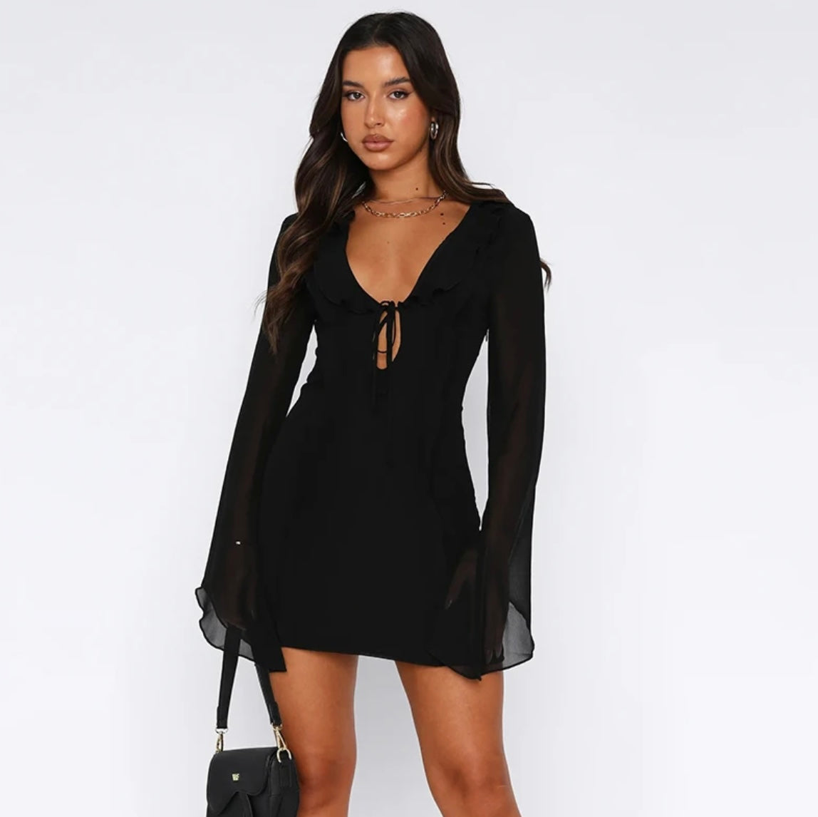 Océane Vêtements - Loisirs Ruffled Bandage Summer Dress