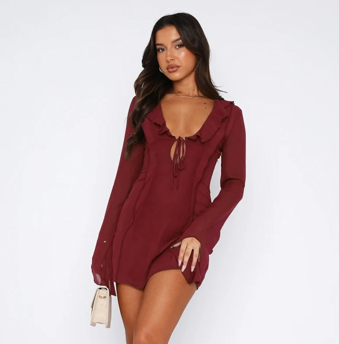 Océane Vêtements - Loisirs Ruffled Bandage Summer Dress