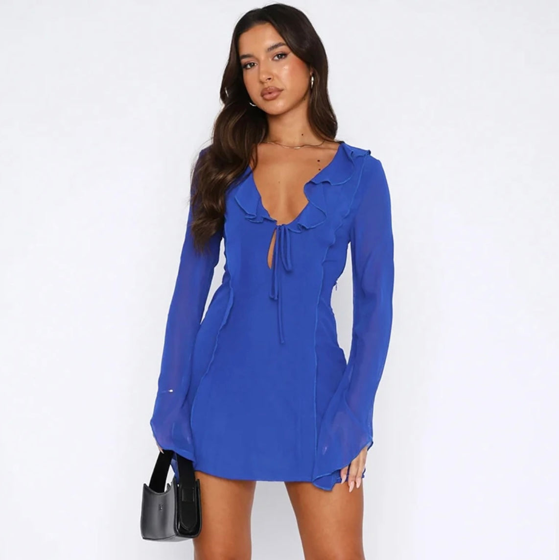 Océane Vêtements - Loisirs Ruffled Bandage Summer Dress