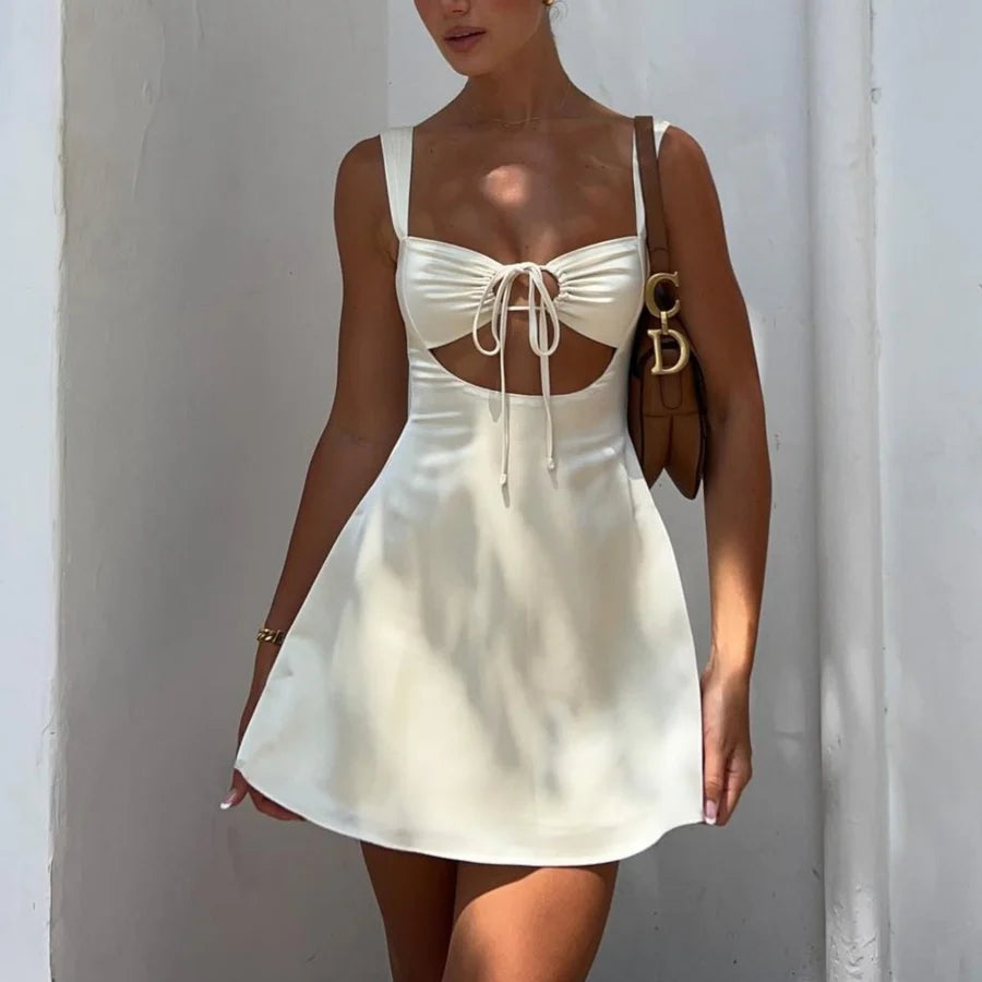 Océane Vêtements - Monaco Satin Mini Dress
