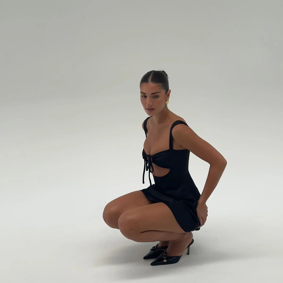 Océane Vêtements - Monaco Satin Mini Dress