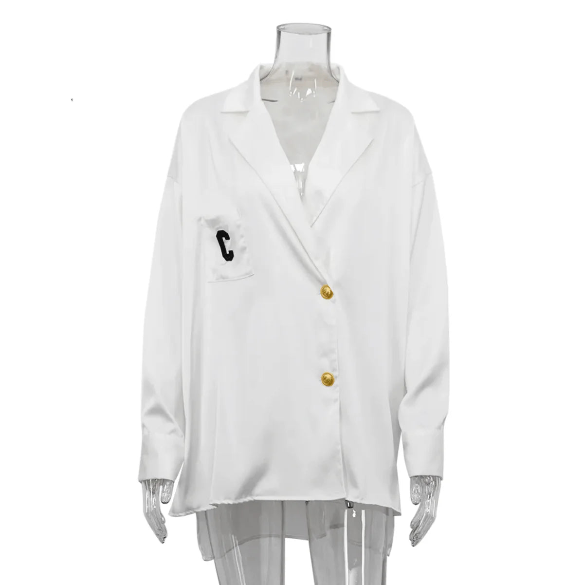 Océane Vêtements - A New Day Loose Satin Shirt
