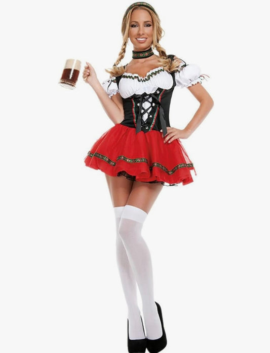 Océane Vêtements - Sexy Bavarian Bar Maiden Hallowen Costume